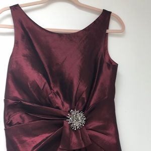 Mon Cheri Gorgeous Burgundy Dress #LuxeLife